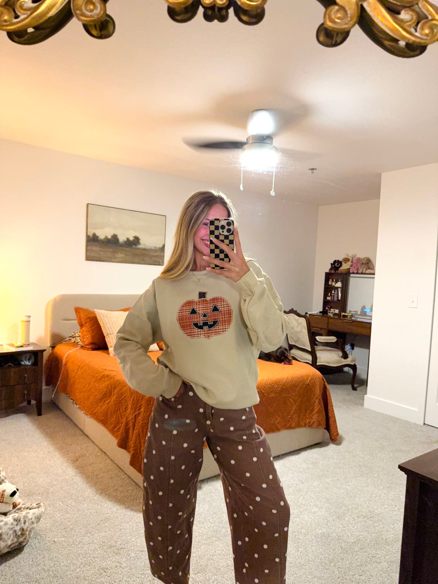 Pumpkin patch work sweatshirt