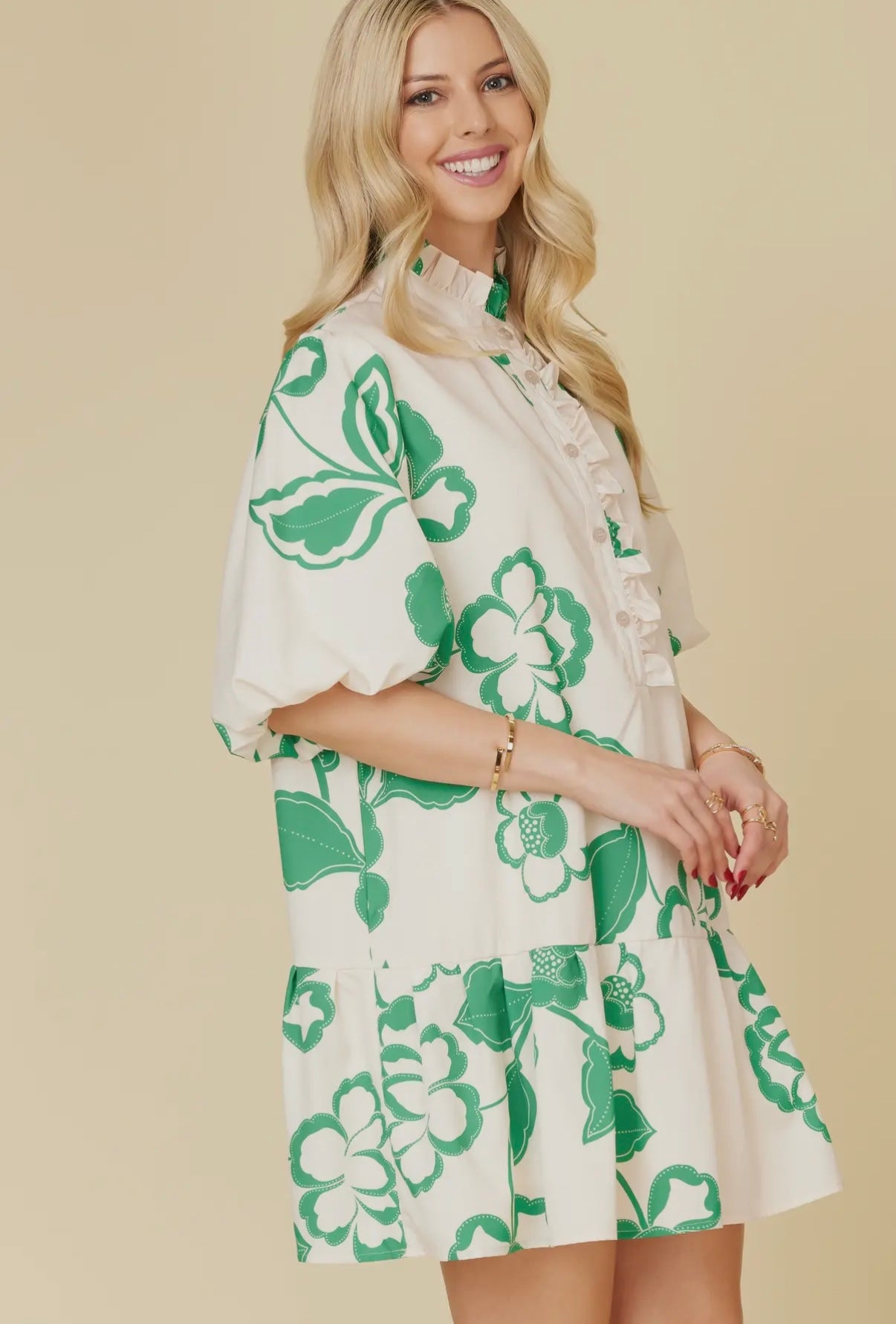 Floral Tiered Dress