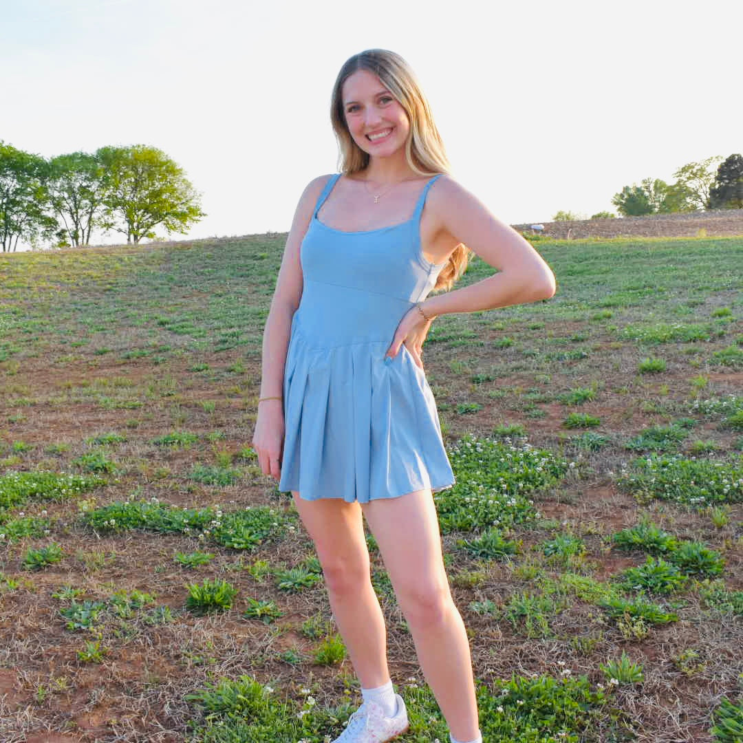 Blue Athletic Dress