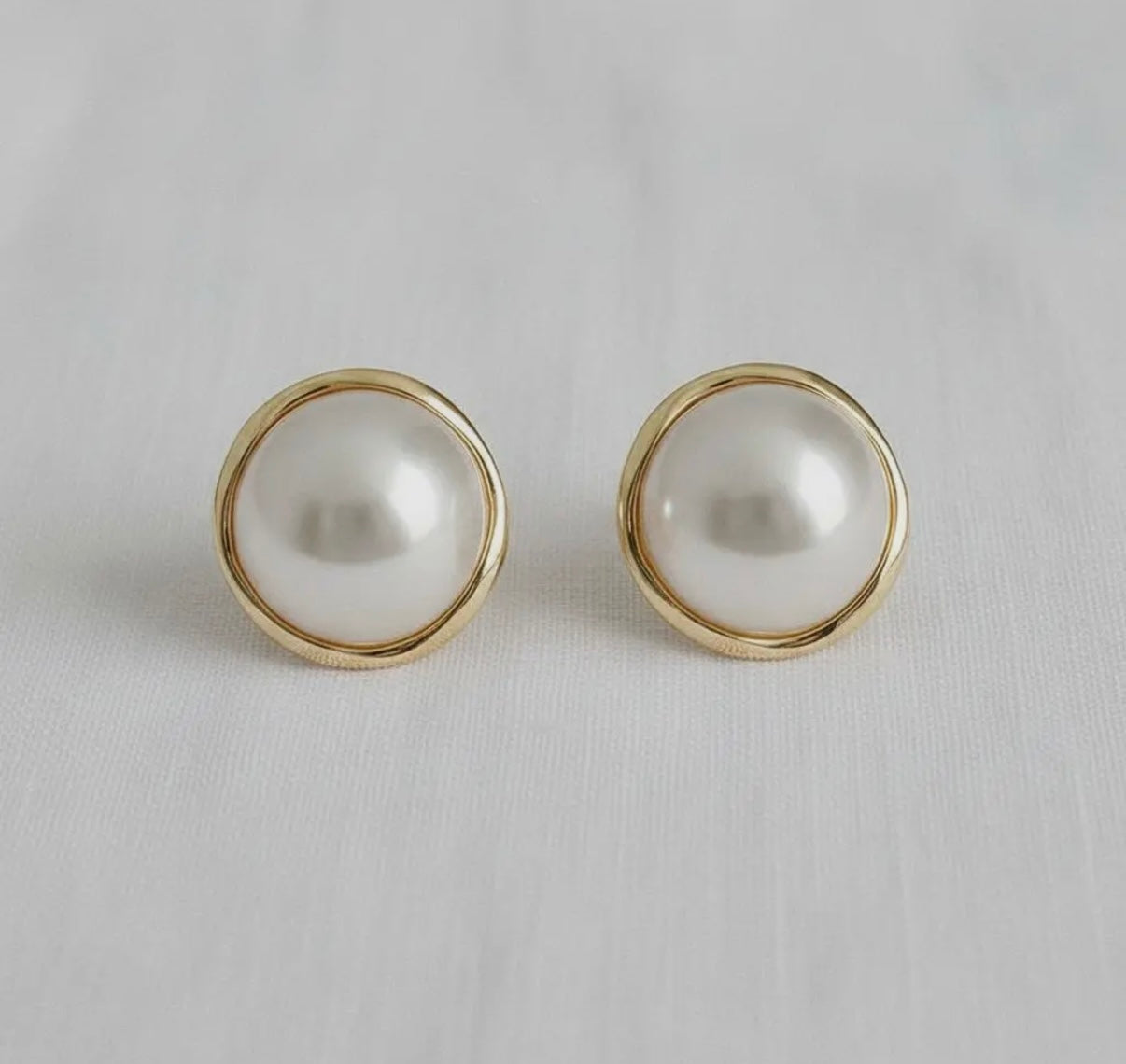 Pearl Stud Earrings