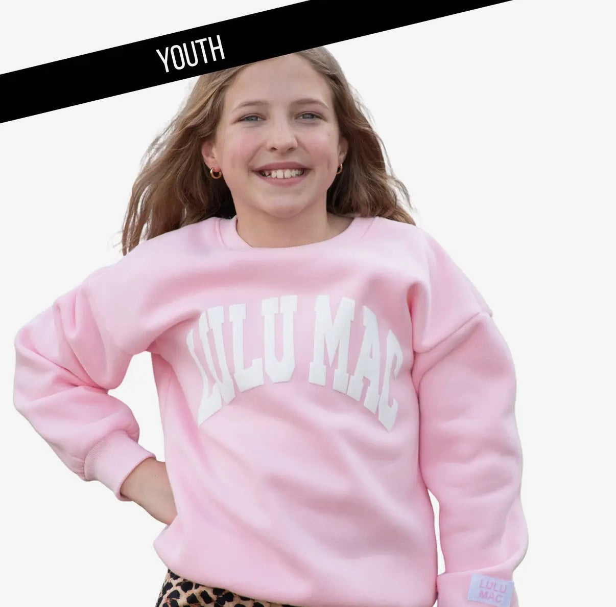 Lulumac Youth Pink Sweatshirt