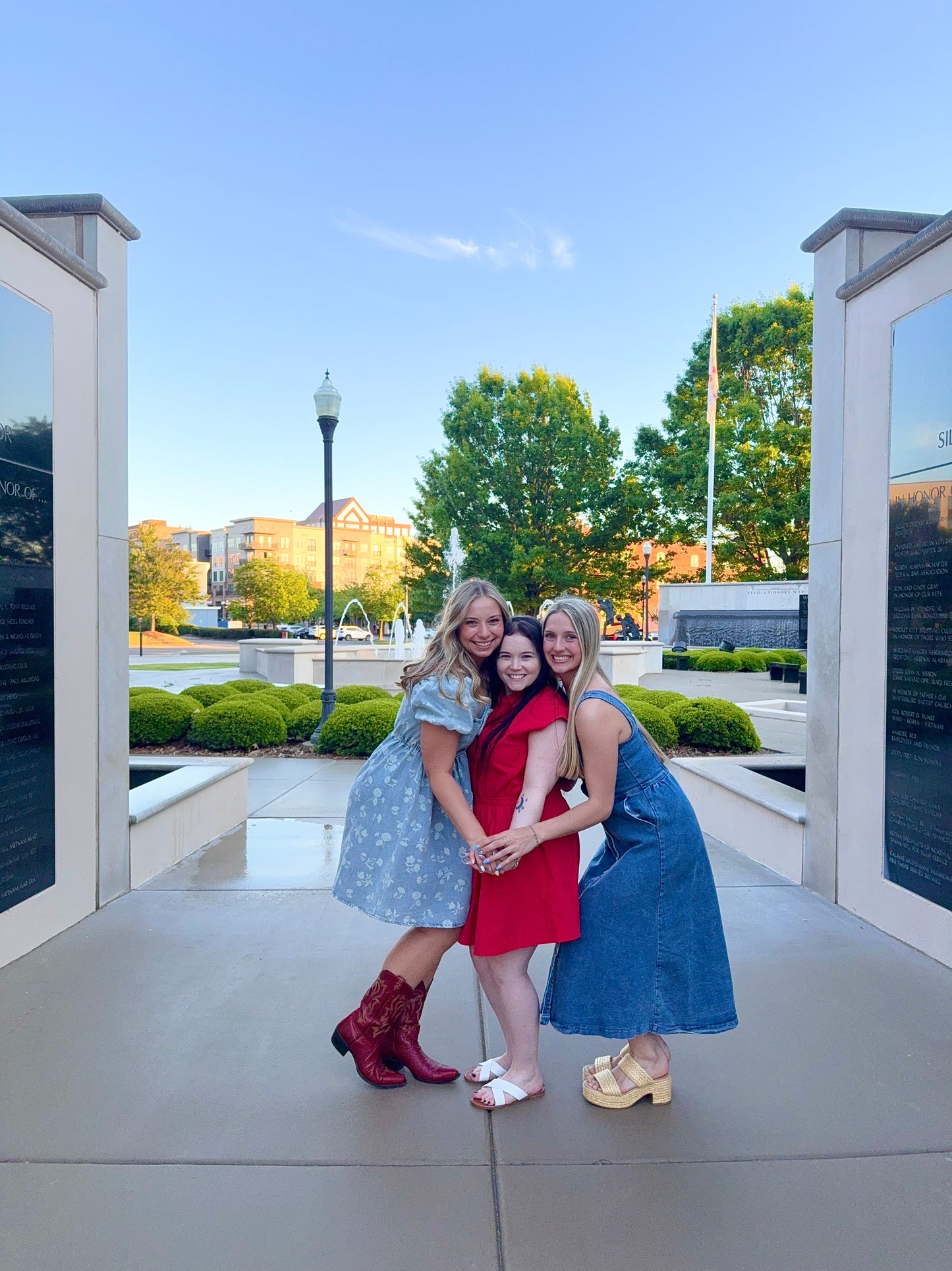 Red Sleeveless Collared Mini Dress