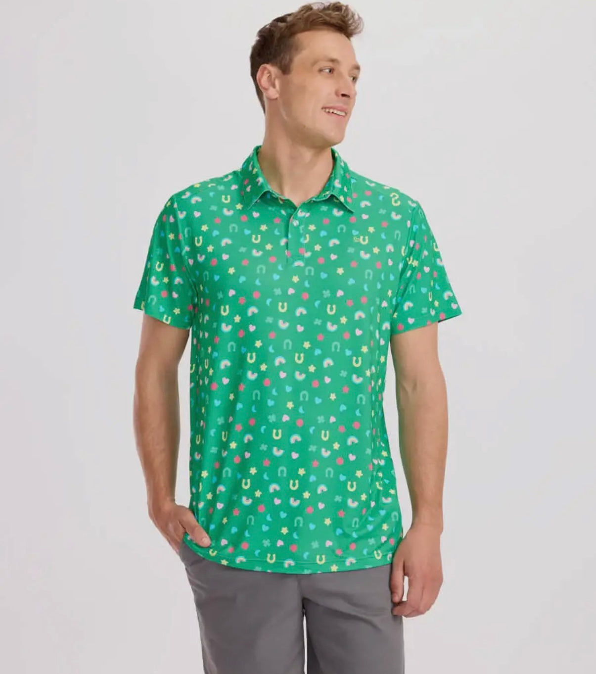 Lucky Charms Design Golf Polo
