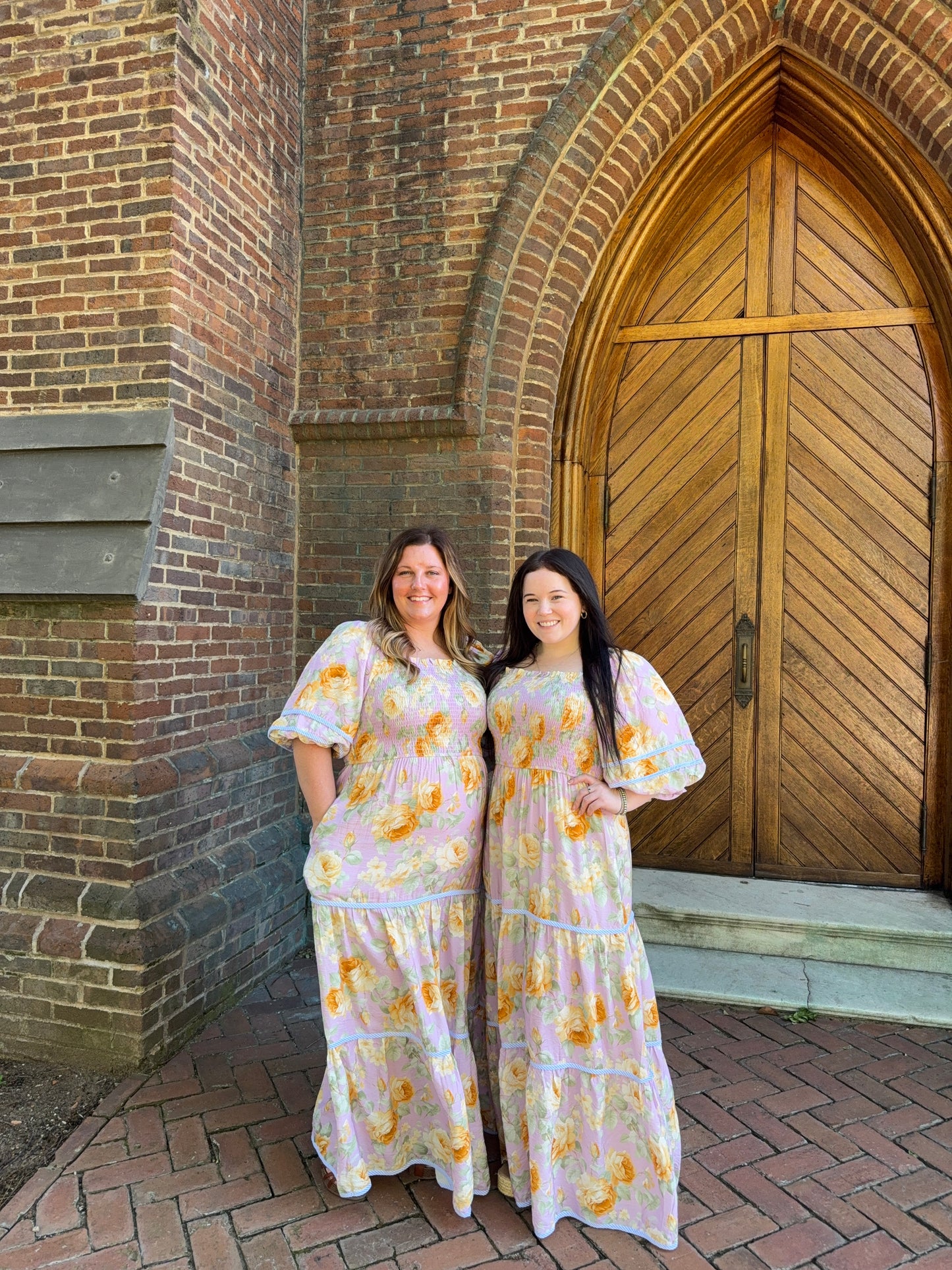 Lilac Multi Floral Maxi Dress