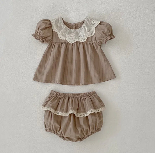 Girls Dress and Bloomers
