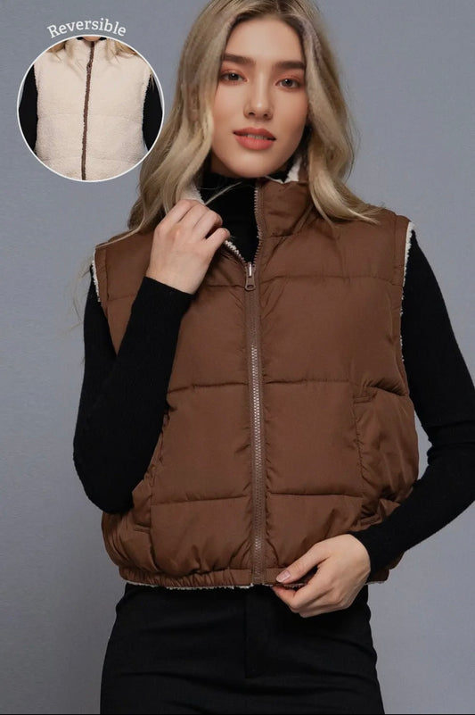 Reversible Puffer Vest