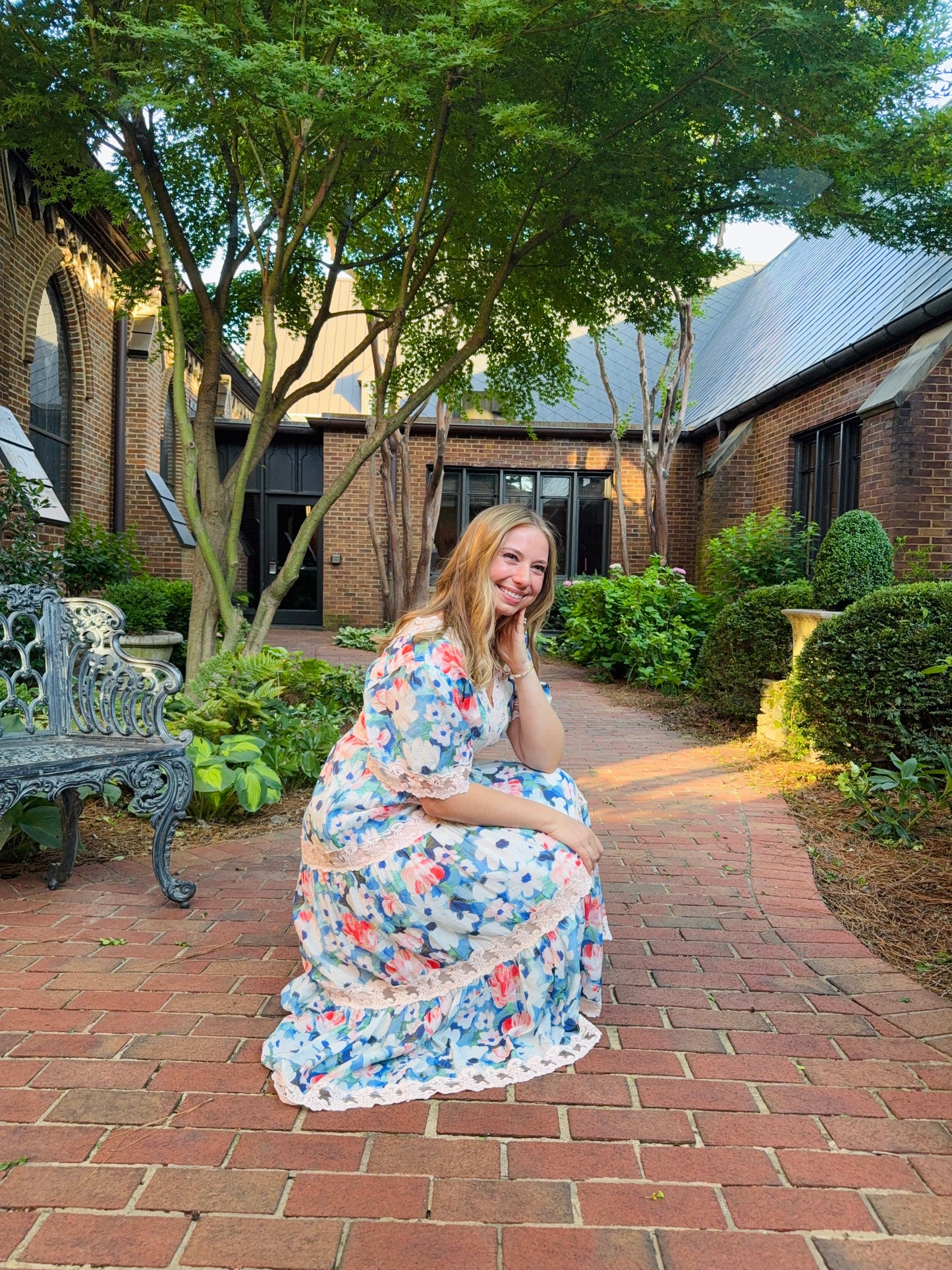 Cobalt Multi Floral Dress