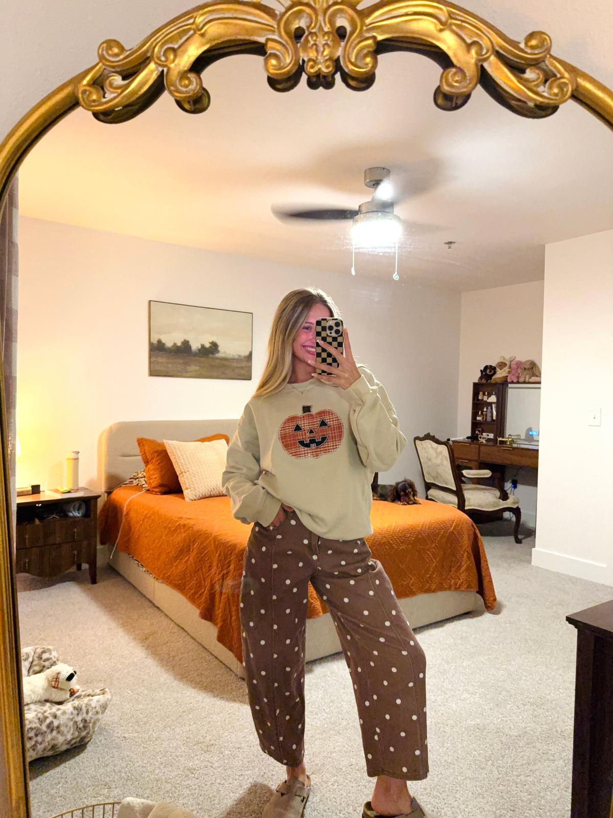 Pumpkin patch work sweatshirt