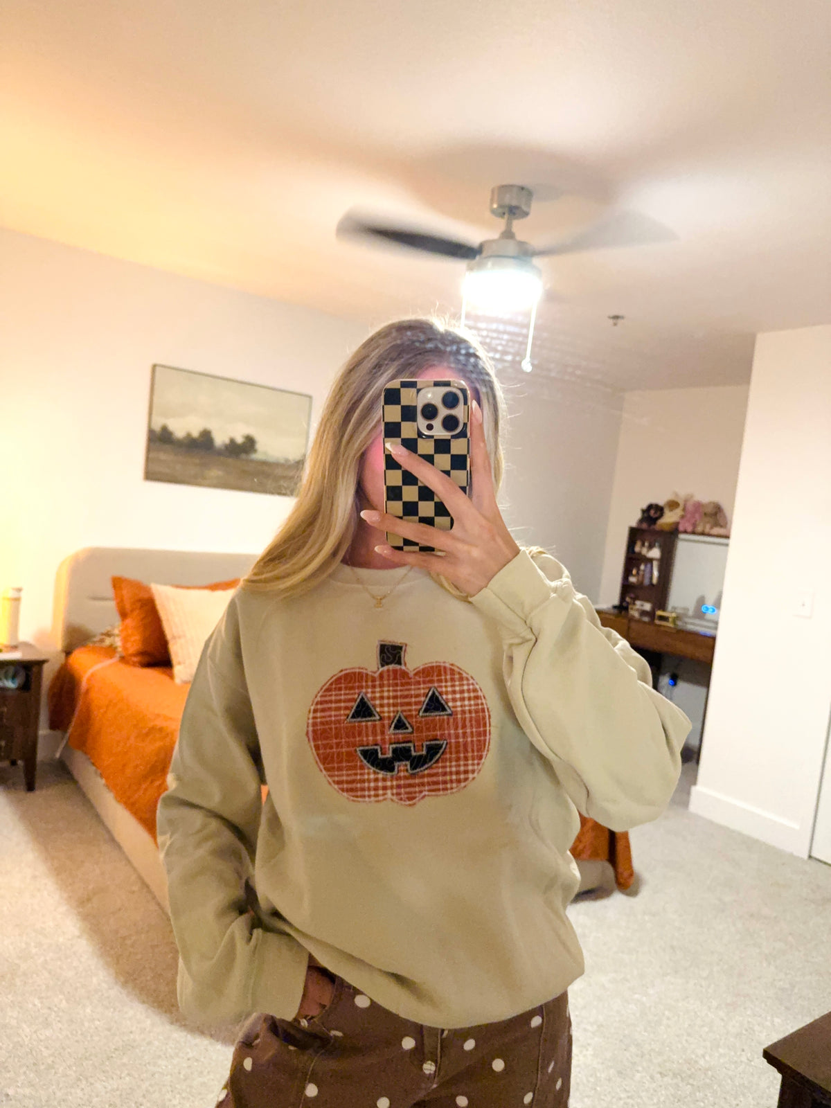 Pumpkin patch work sweatshirt