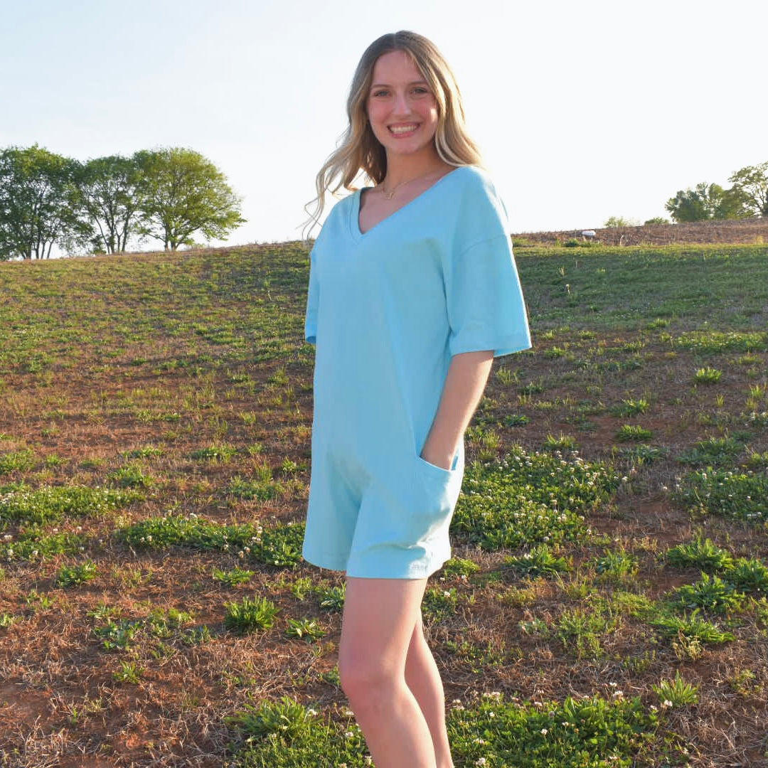 Reversible Short Sleeve Romper