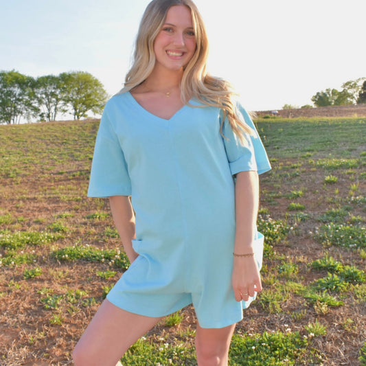 Reversible Short Sleeve Romper