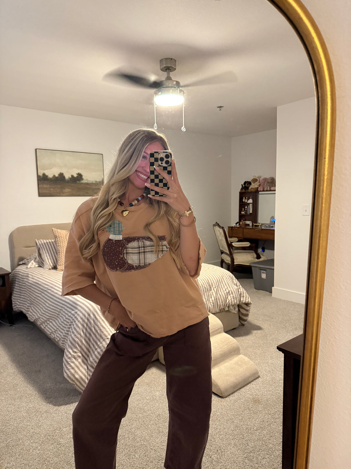 Duck patchwork tee