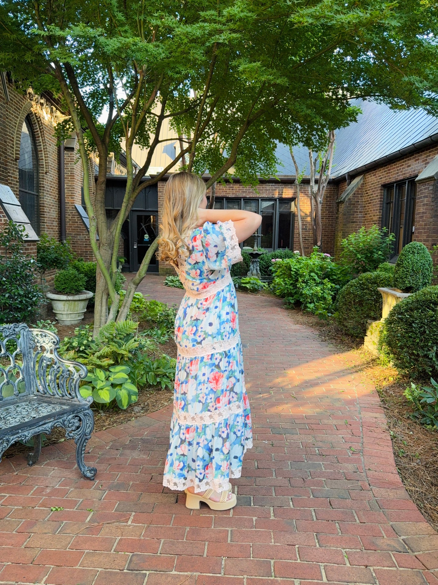 Cobalt Multi Floral Dress