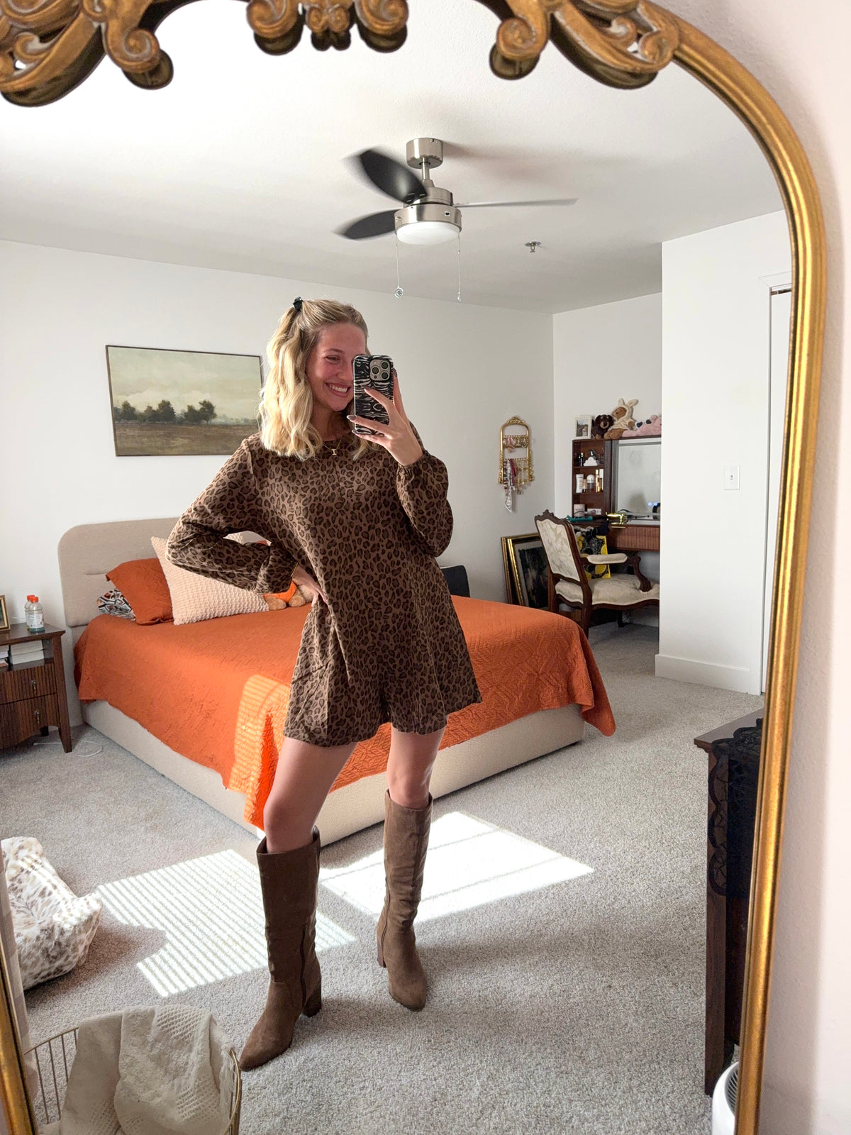 Cheetah Print Romper