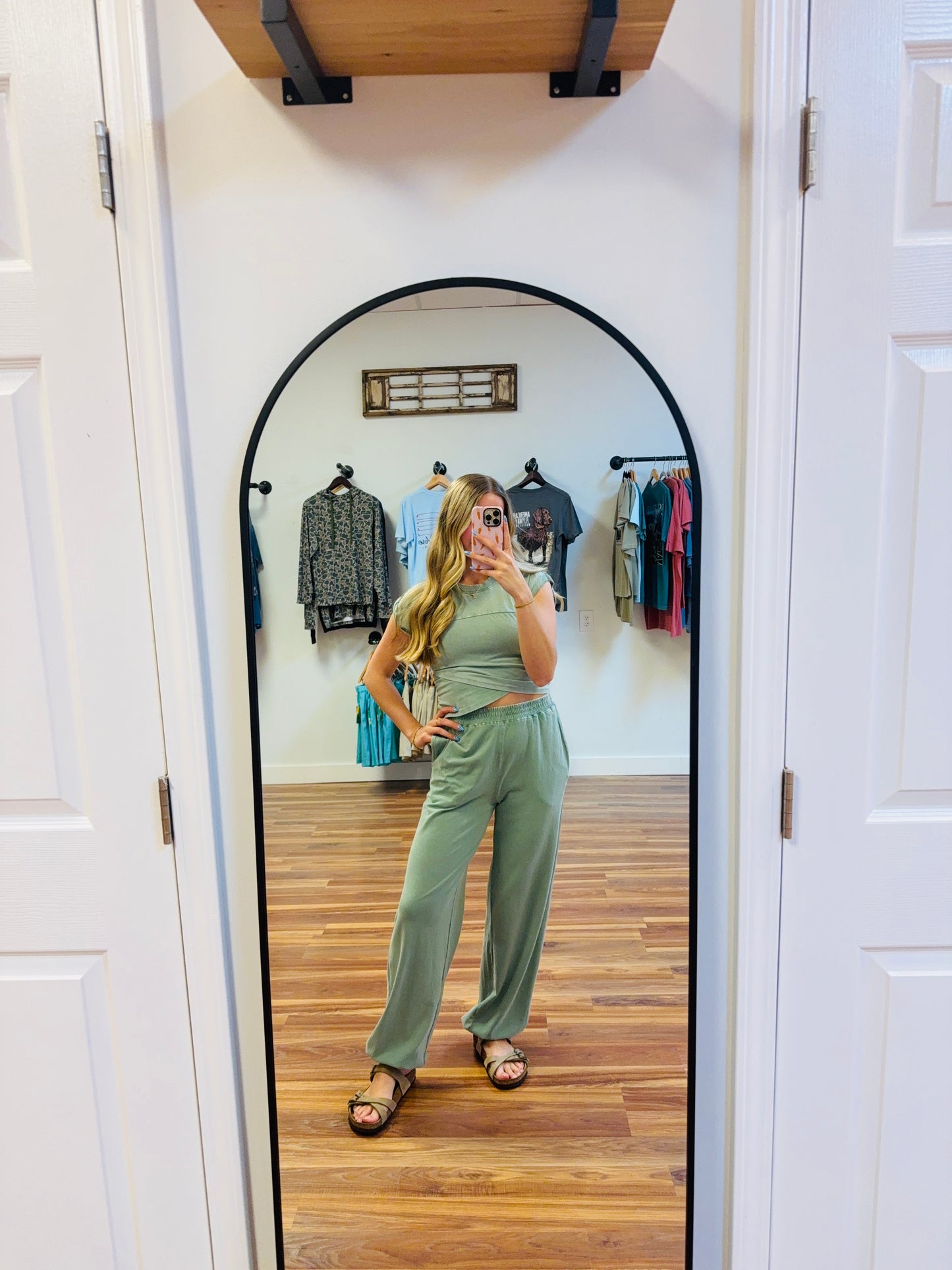 Two Piece Sage Green Set
