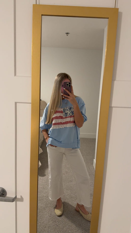 Flag Patchwork Tee