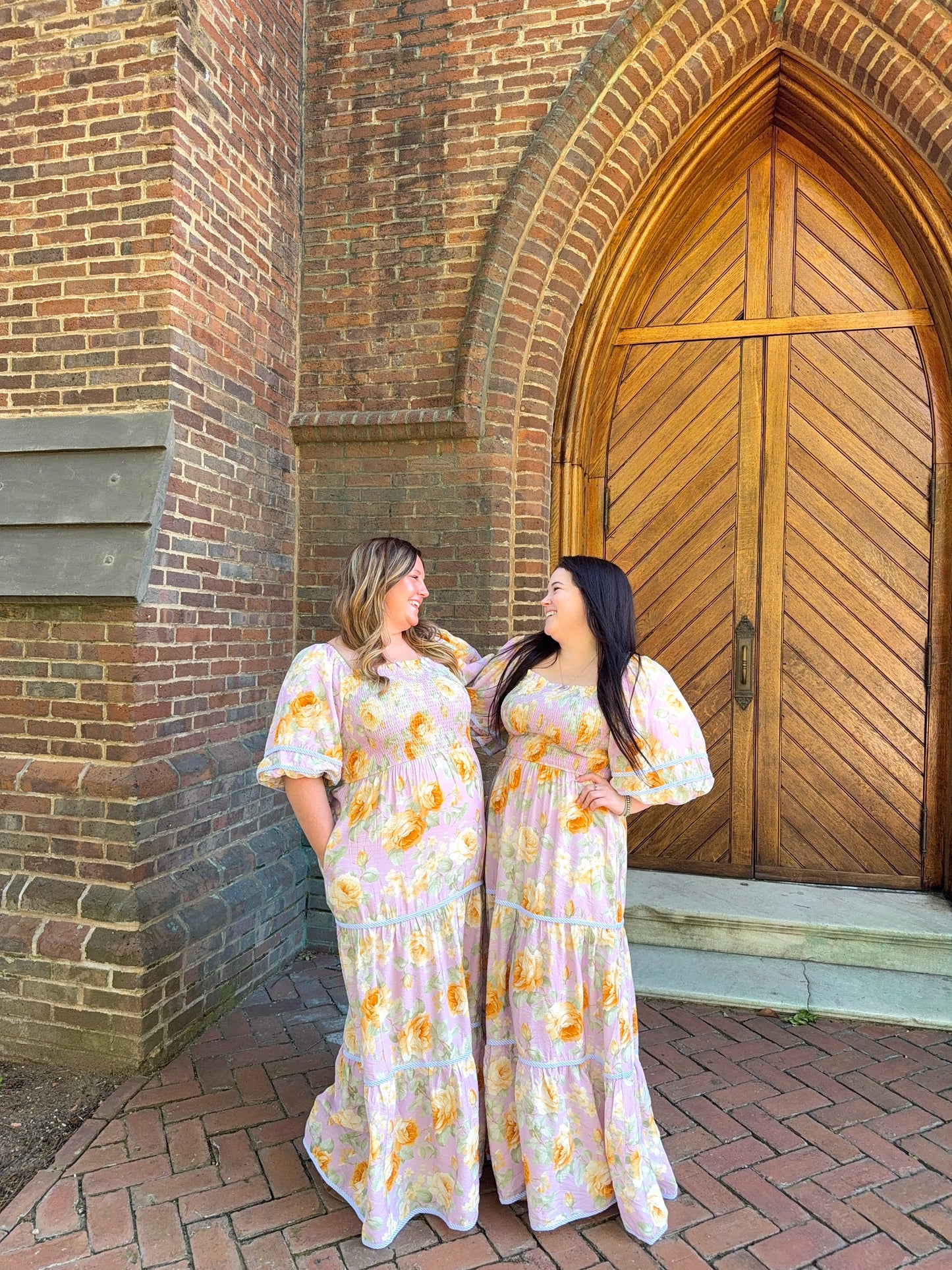 Lilac Multi Floral Maxi Dress