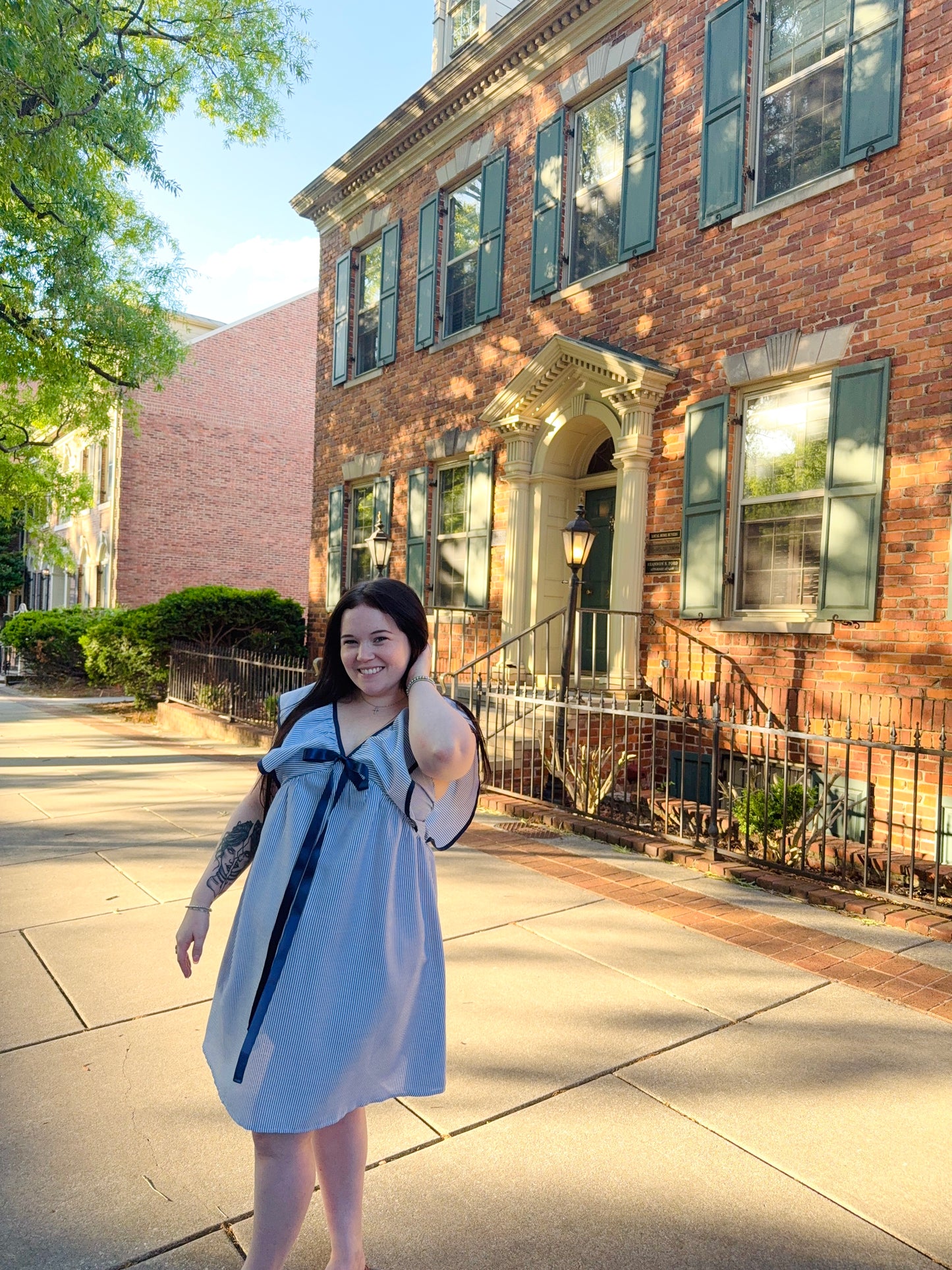 Striped Mini Dress