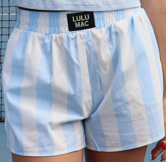 Lulumac Blue Striped Boxer Shorts