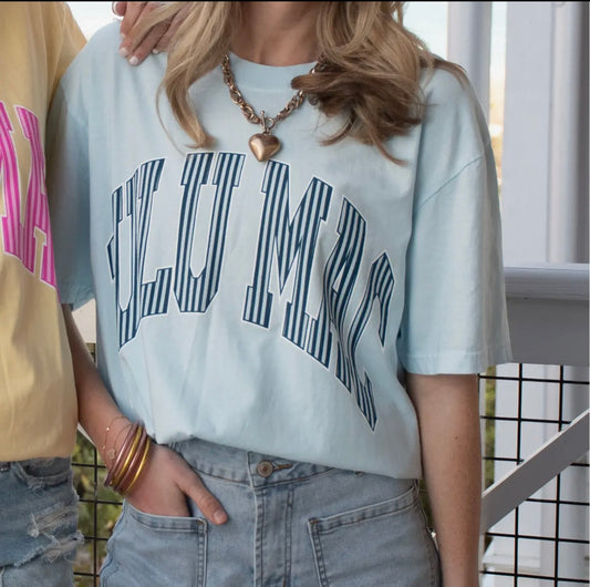 Lulumac Blue Striped Tee