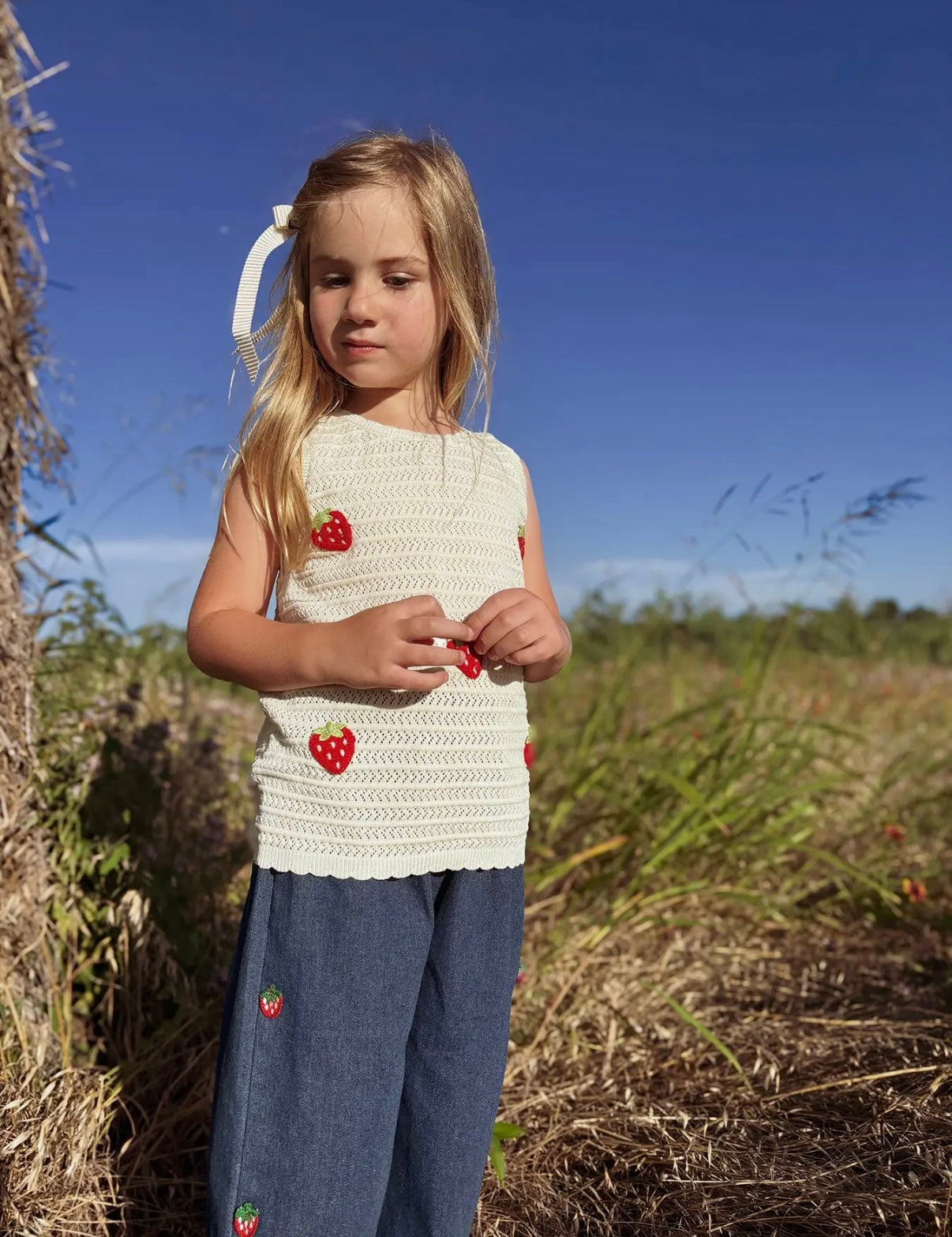 Strawberry Knit Set