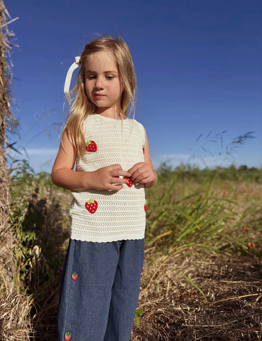 Strawberry Knit Set